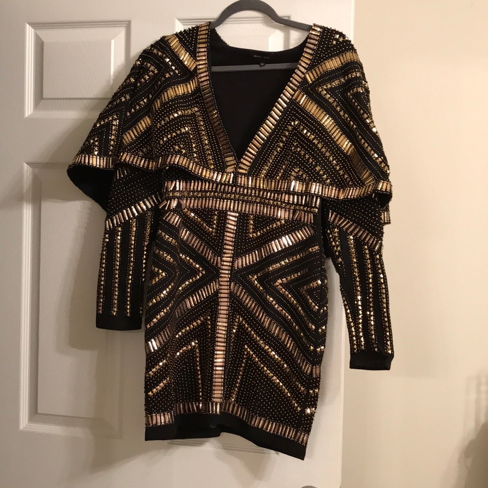 Beautiful Cape Party Dress